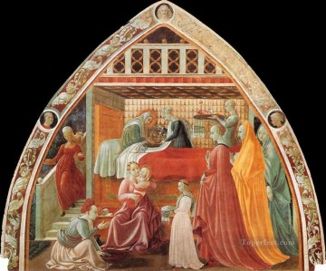 パオロ・ウッチェロ Painting - 聖母の誕生 ルネサンス初期 パオロ・ウッチェロ